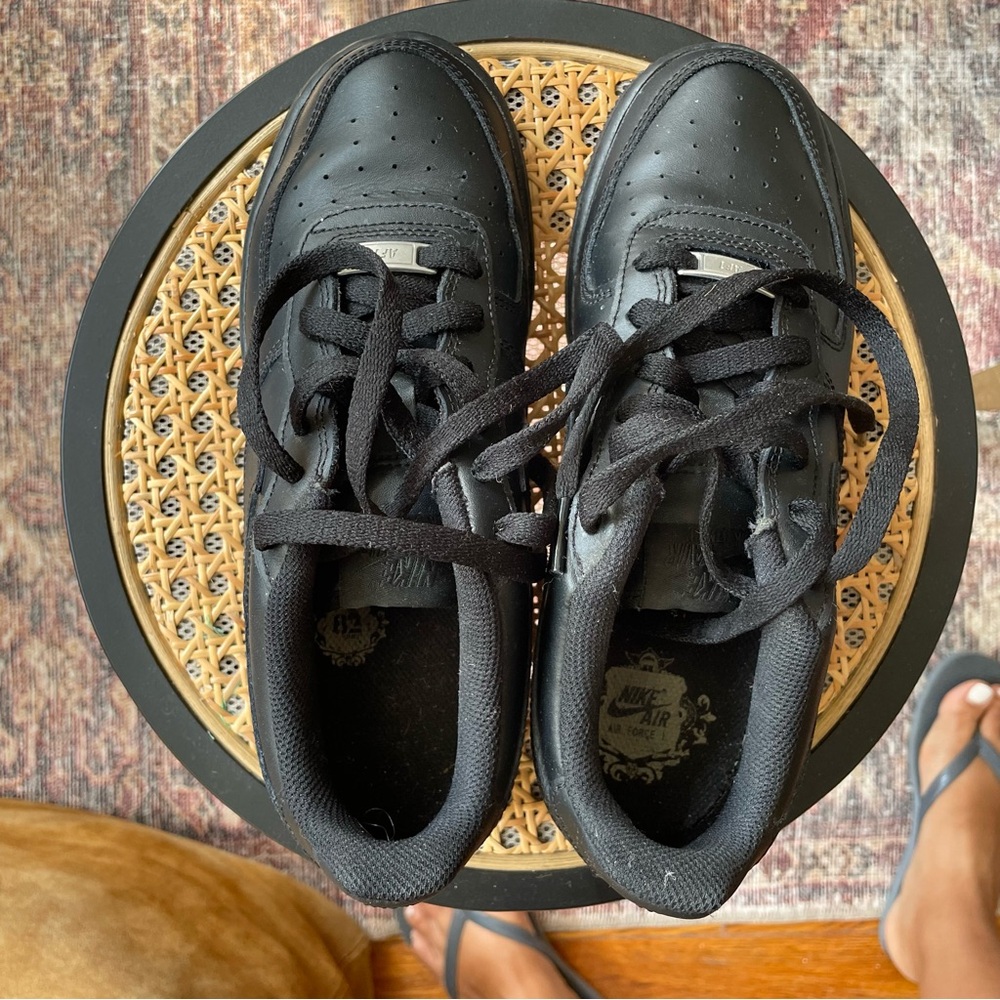 Nike Black Air Force 1 Sneakers